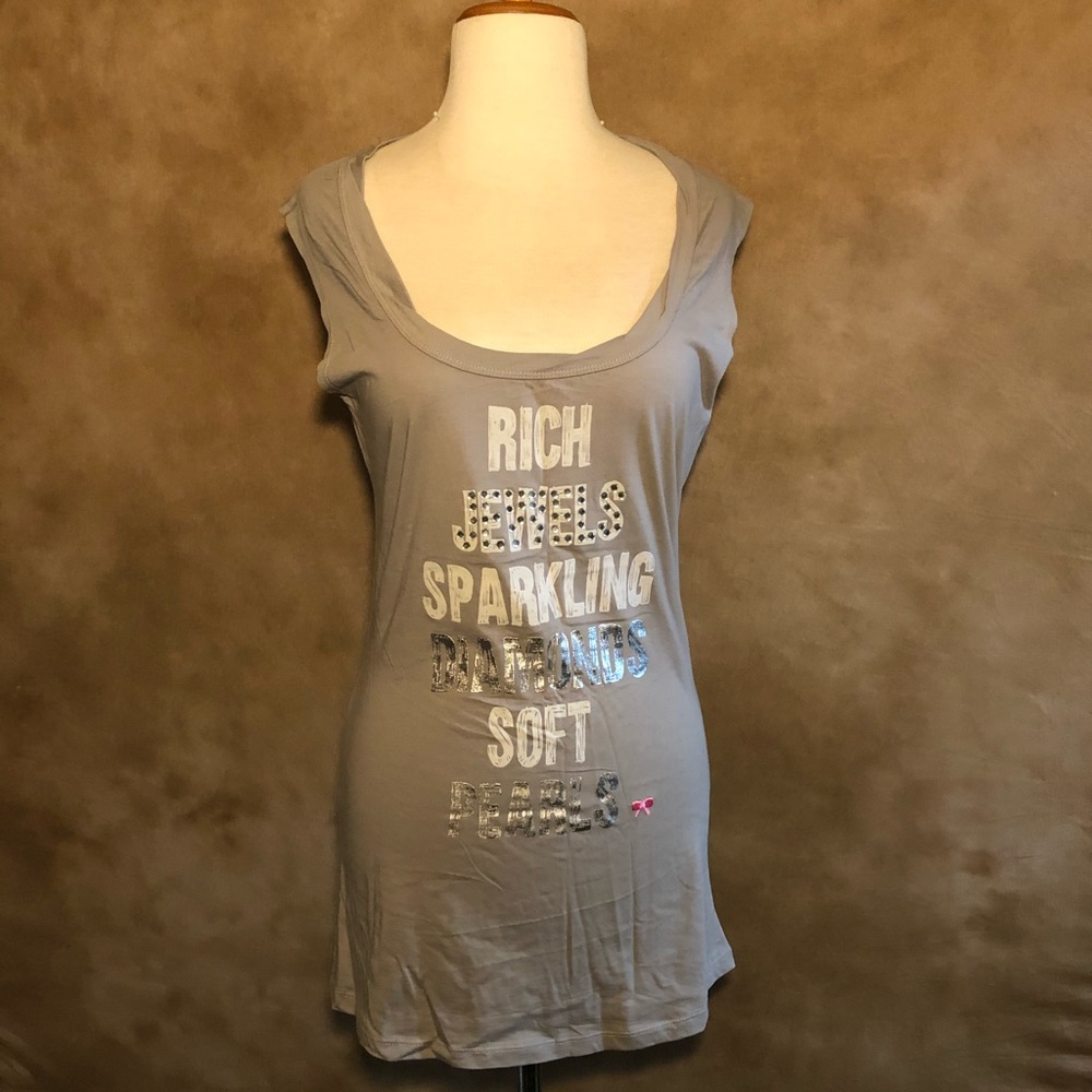 Grey Top by PINK curio nine, Size L